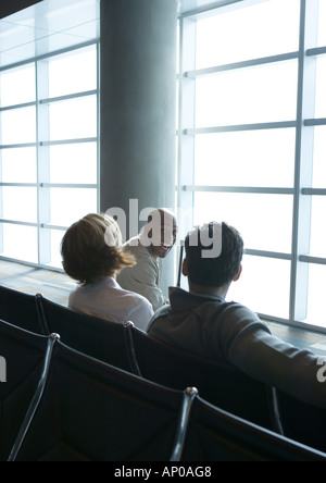 Menschen in Flughafen-lounge Stockfoto