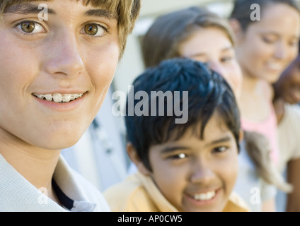 Gruppe von preteen kids Stockfoto