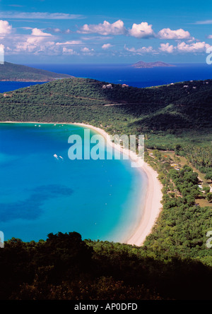 Luftaufnahme des Magens Bay St. Thomas U.S. Virgin Islands Stockfoto
