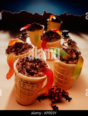 Schmutz-Dessert Stockfoto