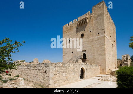 South Coast Kolossi Burg, in der Nähe von Limassol, Zypern Stockfoto