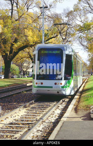 Straßenbahn Melbourne Australien Stockfoto