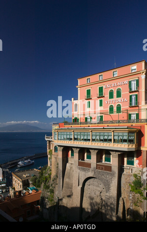 Italien, Kampanien (Halbinsel von Sorrent), SORRENTO: Grand Hotel Excelsior Vittoria Stockfoto