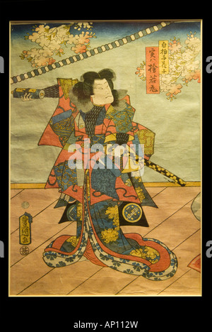 Kunisada Fukumatsu Japan japanische orient oriental print Holzschnitt drucken Toyokuni III beliebte produktiver finanziell erfolgreich Stockfoto