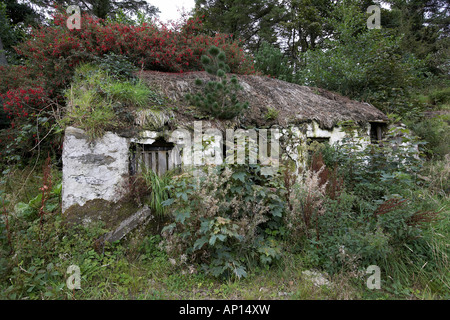 Verlassene verfallene Hütte in der Nähe von Killybegs Donegal Ireland Stockfoto