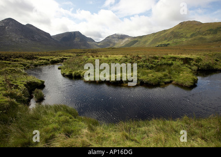 Die zwölf Pins Connemara Galway Irland Stockfoto
