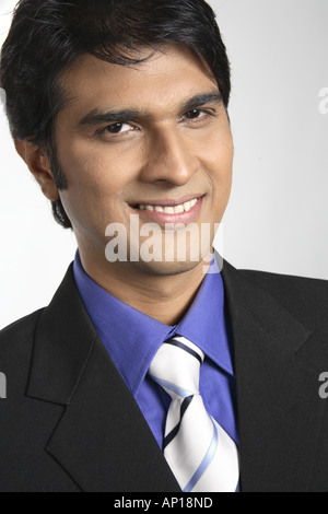 Executive ANG200017 suchen in der Front und lächelnd hautnah Model-Release Nr. 687 M Stockfoto