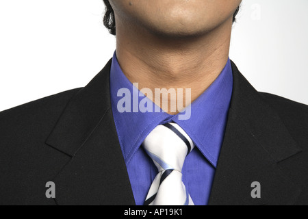 ANG200119 Executive kein Gesicht nur Krawatte Hemdjacke suchen in der front Stockfoto