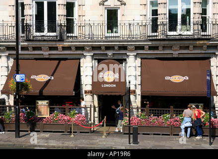 Das Hard Rock Cafe am Hyde Park in London Stockfoto