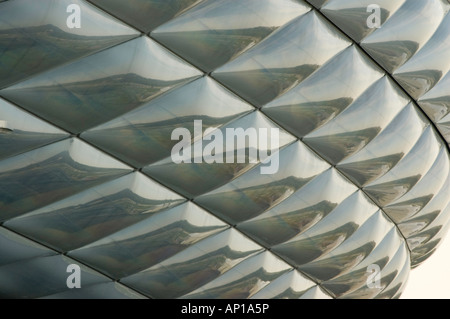 Seitenwand des Stadions Alianz in München Stockfoto