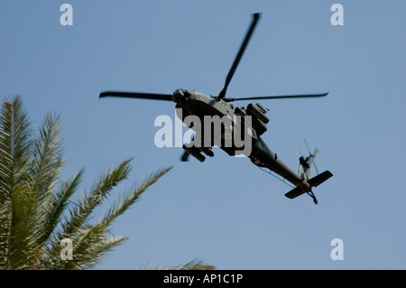 Hubschrauber über Bagdad Stockfoto