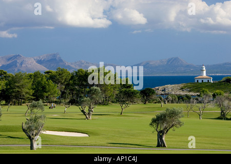 Club de Golf Alcanada, Badia de Alcudia, Mallorca, Spanien Stockfoto