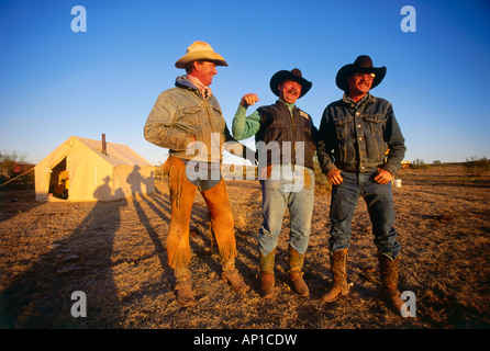 Cowboys-Camp, LX-Ranch, Panhandle, Texas, USA Stockfoto