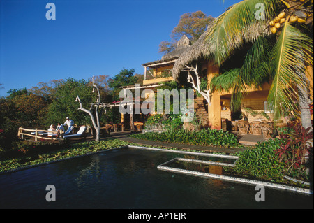 Hotel Casa Cuitlateca, Zihuatanejo, Guerrero, Mexiko, Amerika Stockfoto