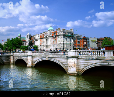 IE - DUBLIN: O' Connell Bridge Stockfoto