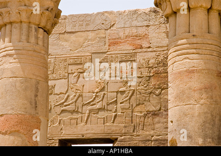 Tempel der Isis Philae Aglika Insel Fluss Nil Oberägypten Nahost DSC 4167 Stockfoto