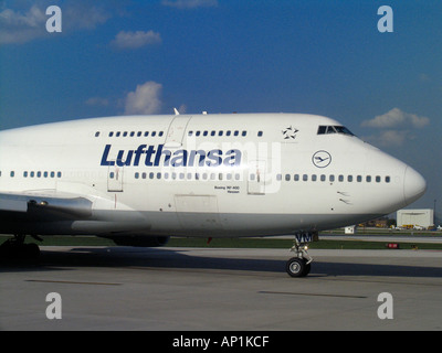 Deutsche Lufthansa Boeing 747-400-Chicago OHare International Airport-USA Stockfoto