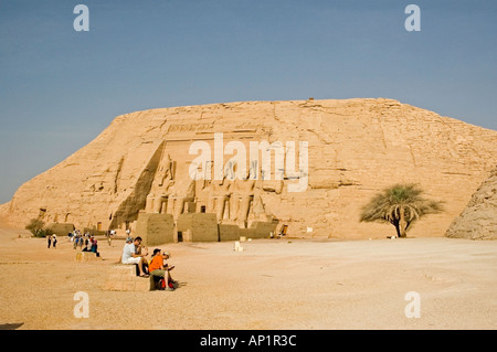 Große Tempel von Abu Simbel Oberägypten Middle East DSC 4264 Stockfoto