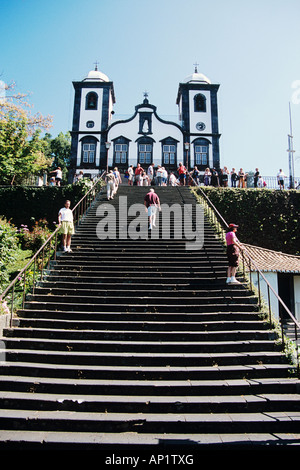 Kirche unserer lieben Frau von Monte, Igreja de Nossa Senhora do Monte, in der Nähe von Funchal, Madeira Stockfoto