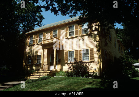 Altes Wohnhaus, Ipswich, Massachusetts, Neuengland, USA Stockfoto