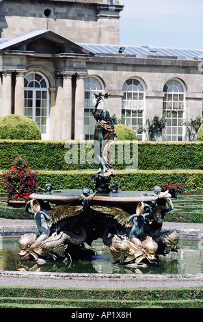 Blenheim Palace, Woodstock, nahe Oxford, Oxfordshire, England. Italienischen Garten. Stockfoto