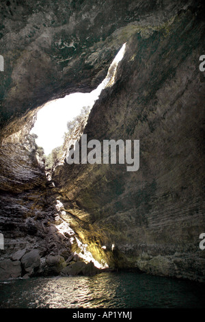 La Grotte du Sdragonato, Bonifacio, Korsika, Frankreich Stockfoto