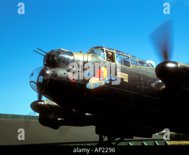 Gerade Jane Lancaster Bomber im East Kirkby Stockfoto