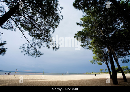 Etang de Sanguinet, Biscarrosse, Aquitaine Stockfoto