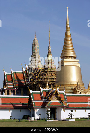 Thailand, Bangkok, Grand Palace Wat Phra Kaeo Stockfoto