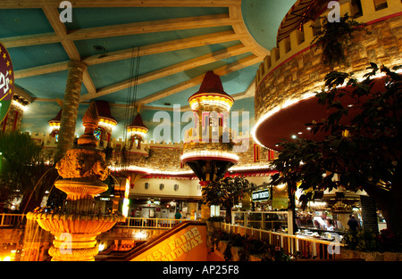 Interieur-Details im Excalibur Hotel Las Vegas Stockfoto