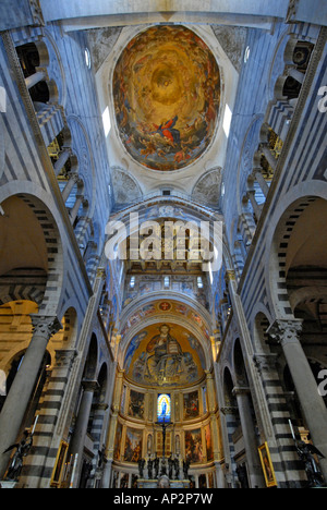 Innen Kathedrale von Pisa, Pisa, Toskana, Italien Stockfoto
