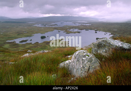 Rannoch Moor, Hochland von Schottland, Großbritannien Stockfoto