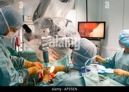 Prof M Samii ist ein Mann der medizinischen Superlative, eine internationale Behörde für Neurochirurgie, er hat mehr als 20.000 teilgenommen Stockfoto