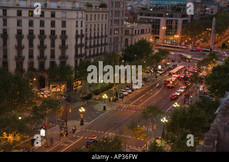 Passeig de Gracia, Eixample, Barcelona, Spanien Stockfoto