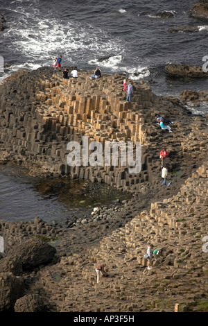 Giants Causeway Co Antrim Nordirland Vereinigtes Königreich Stockfoto