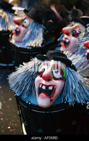 Schweiz, BASEL: Masken Fasnacht Karneval Fasnacht Kostüm Stockfoto