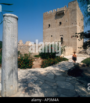 South Coast Kolossi Burg, in der Nähe von Limassol, Zypern Stockfoto