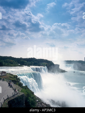 US-Seite von Niagara Falls, New York State, USA Stockfoto