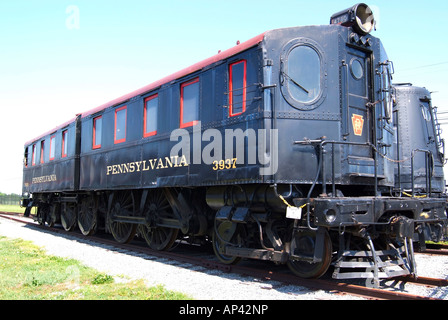 Historische elektrische Lokomotive Pennsylvania Railroad 3936 und 3937 Juniata DD-1 bei Railroad Museum of Pennsylvania Strasburg USA Stockfoto