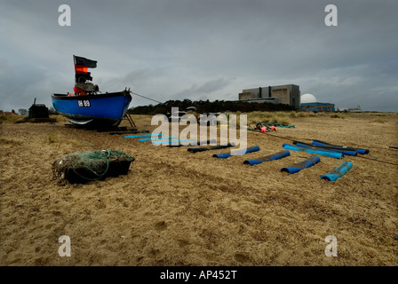 SIZEWELL KERNKRAFTWERK FOTOGRAFIERT AM 8. JANUAR 2008 Stockfoto