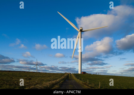 Dh Wind Turbine Strom UK Nordex N 80 3 Mwatt turbine Burgar Hill Orkney Stockfoto