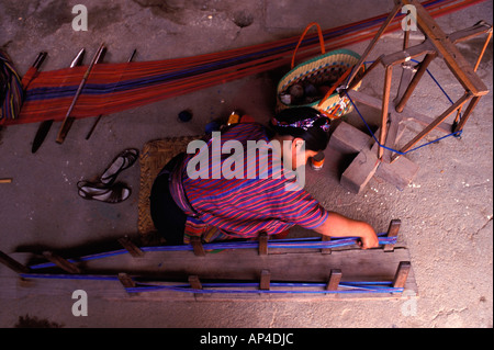 Guatemala, Sololà Provinz San Antonio Palopò Stockfoto