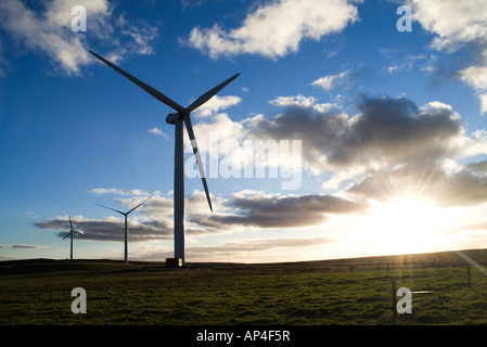 dh Burgar Hill Orkney Nordex N80 ELEKTRIZITÄT UK Windpark 3Mwatt Turbine schottland Windpark Erneuerbare Energien Turbinen niemand Stockfoto