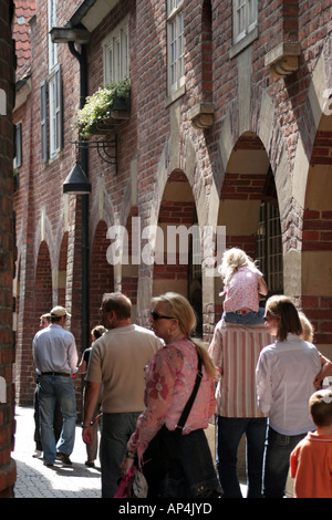 Boettcherstrasse Bremen Deutschland. Stockfoto