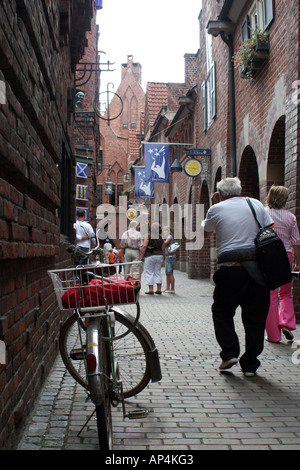 Boettcherstrasse Bremen Deutschland. Stockfoto