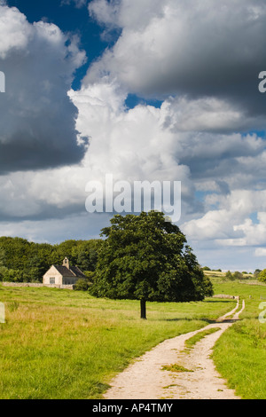 St.Oswalds Kirche, Widford, Oxfordshire, Vereinigtes Königreich Stockfoto