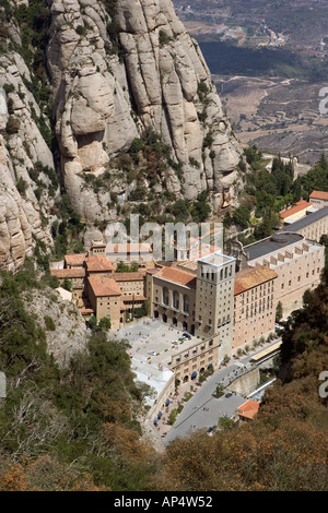 Das Kloster von Montserrat Spanien Stockfoto