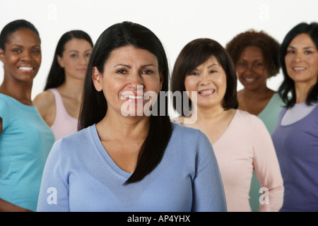 Multi-ethnischen Frauengruppe Stockfoto