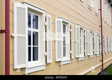 Das russische Bischof-Haus ist das älteste intakte russische Gebäude in Sitka, Alaska Stockfoto