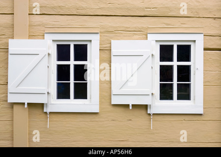 Das russische Bischof-Haus ist das älteste intakte russische Gebäude in Sitka, Alaska Stockfoto